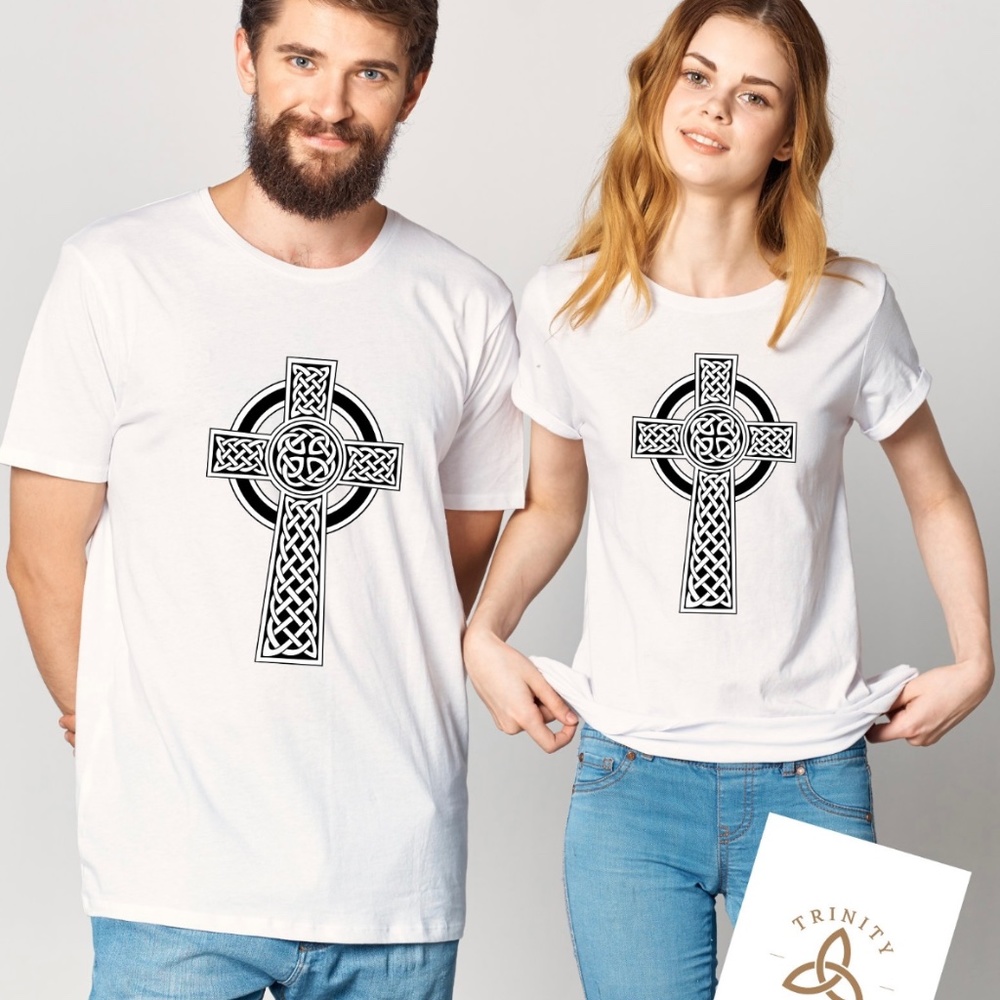 Celtic cross shirt